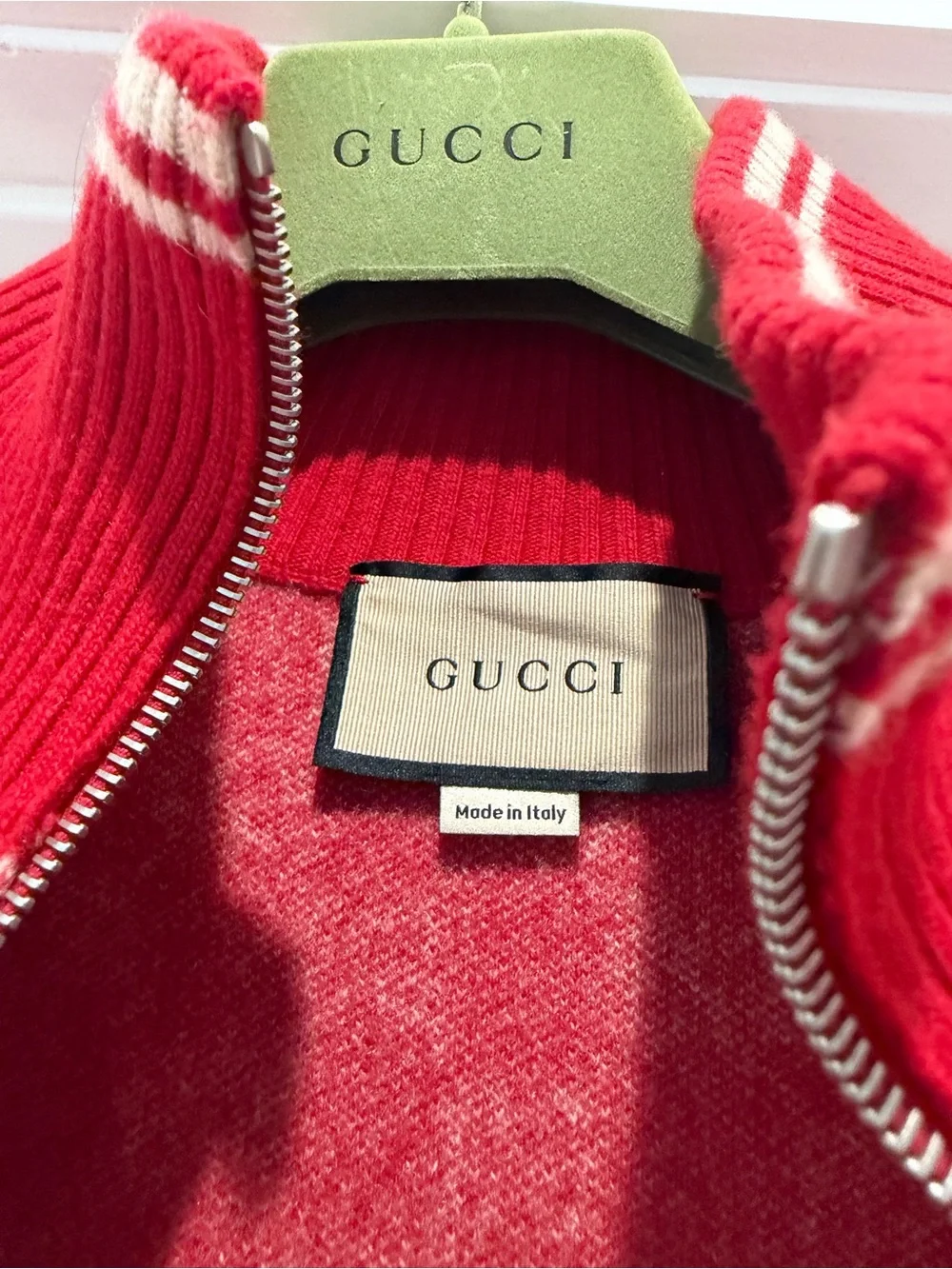 Gucci Zip Knit Jacket